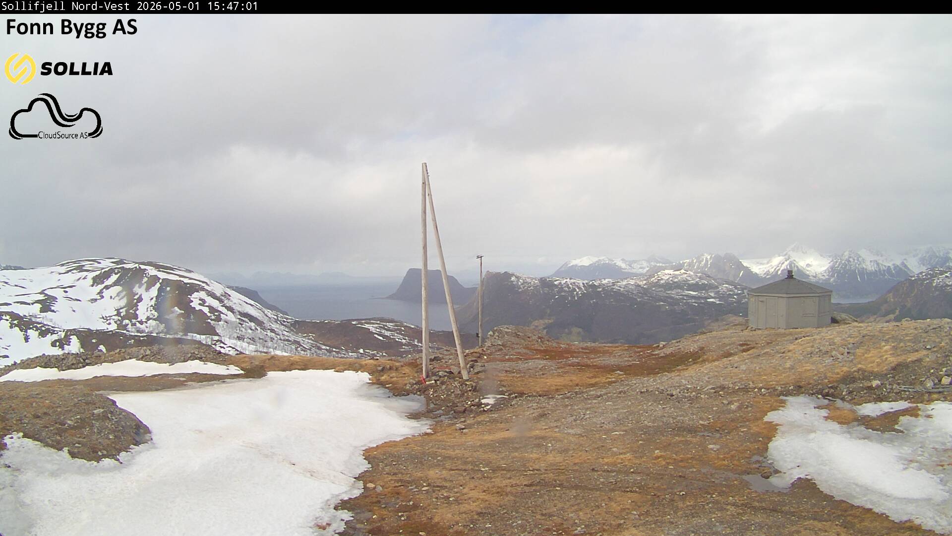 Webcam Sollifjellet, Harstad, Troms, Norwegen